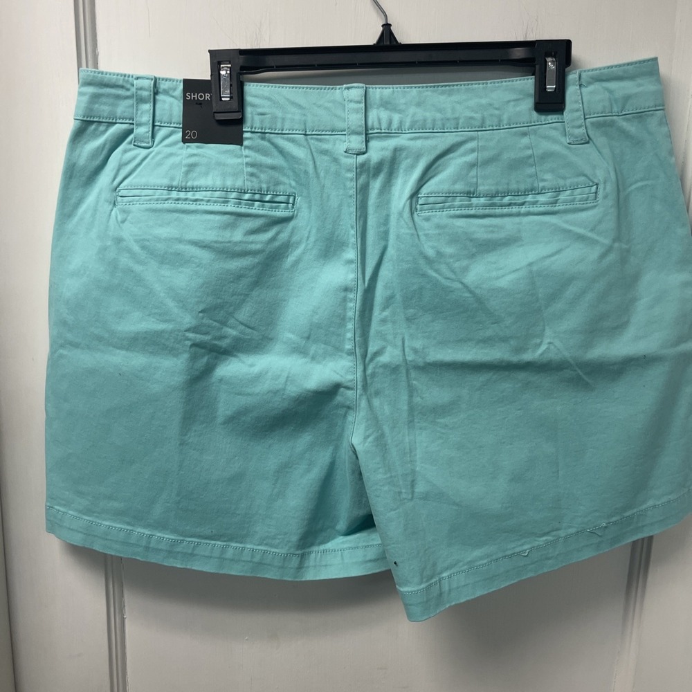 Lane Bryant Blue Turquoise  Shorts - 20-NWT - Picture 7 of 11